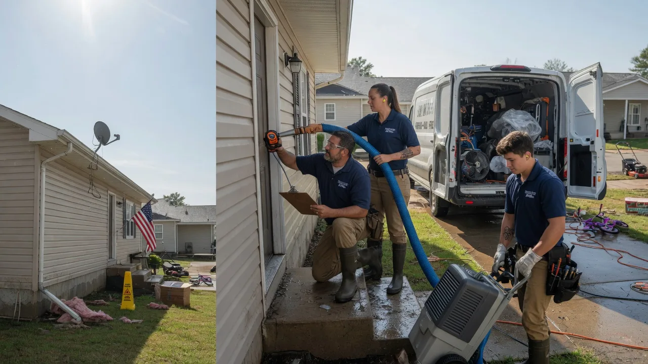 Ceiling Water Damage Restoration in Greenleaf, KS near me